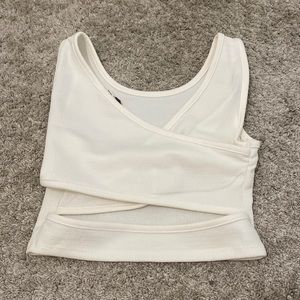 roxy cut-out tank top size medium